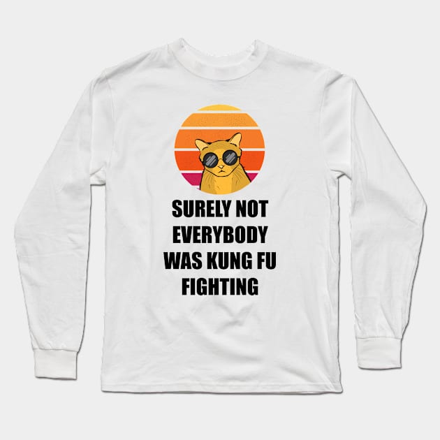 Kung Fu Cat 2 Long Sleeve T-Shirt by ahmadzakiramadhan